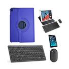 Capa Azul, Teclado Mouse Preto, Pel Para tablet Pad 5 11