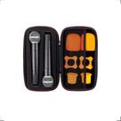 Capa Bag Case Bolsa Estojo Protetor Duplo Organizador Para Microfone profissional
