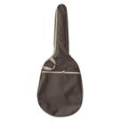 Capa Bag Cinza Para Violão Folk Simples Alça Dupla