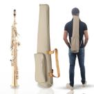 Capa Bag Mochila Top Super Luxo P/ Sax Reto Soprano Clarinet