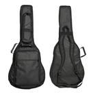 Capa Bag p violão clássico folk luxo acolchoada bolso cargo Preto