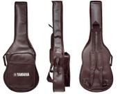 CAPA BAG P/ VIOLÃO FOLK CARGO material sintético "YAMAHA" MARROM