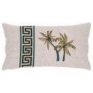 Capa Baguete 29x52 cm Linho Chave Grega Tropical B