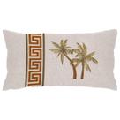 Capa Baguete 29x52 cm Linho Chave Grega Tropical Terracota B Capa Baguete 29x52 cm Linho Chave Grega Tropical Terracota B