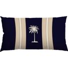 Capa Baguete 29x52 Suede Classic Palm Bege e Azul A
