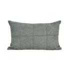 Capa Baguete 30x50 cm Nervuras ComTecido Boucle Verde Água