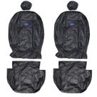 Capa Banco Automotivo Linha FORD PRETO BORDADO