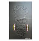 Capa banco de moto emborrachada 3D Preta universal Circuit