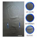 Capa banco de moto emborrachada 3D Preta universal Sportt