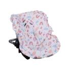 Capa Bebê Conforto Menina e Menino Acolchoada Liso e Estampada Universal Barato