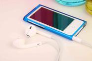 Capa BestForYou para iPod Nano 7 8 Candy Color Soft TPU Blue Capa BestForYou para iPod Nano 7 8 Candy Color Soft TPU Blue