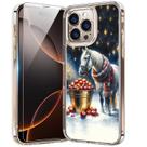 Capa bicol para iPhone 16 Pro de 6,3" transparente, fina, à prova de choque, de Natal