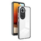 Capa BIOPLJ transparente à prova de choque para OPPO Reno 11 5G preta