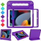 Capa BMOUO para iPad 10.2, 9ª, 8ª e 7ª geração, roxa, à prova de choque, para crianças
