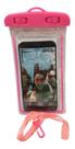Capa/bolsa A Prova D'água P/ Celular - Universal (rosa)