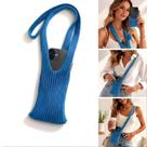 Capa Bolsa para Celular Phone Pocket em Tecido Canelado 80cm Azul Capa Bolsa para Celular Phone Pocket em Tecido Canelado 80cm Azul