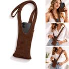 Capa Bolsa para Celular Phone Pocket Marrom Tecido Canelado 80cm Elegante
