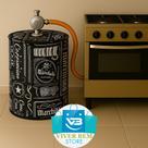 Capa botijao de gas 13 kg protetor impervealvel
