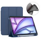 Capa c/ slot pencil para iPad Air 5 (5ª Geração 2022) - TPU Cor da capa:Azul