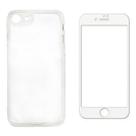 Capa Capinha Acrílica Para iPhone 8 + Película De Vidro 3d