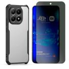 Capa Capinha Airbag Para Xiaomi 15T + Pelicula Privacidade Cor:Preto