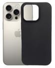 Capa Capinha Anti Impacto Aveludada Preta Para Iphone 16 Pro