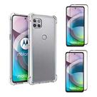 Capa Capinha Anti Impacto Compatível Moto G 5G + 2 Películas Vidro 9d 3d Cobre Toda Tela
