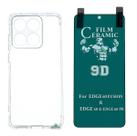 Capa Capinha Anti Impacto e Pelicula Ceramica 9d Para Moto Edge 60 Fusion
