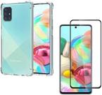 Capa Capinha Anti Impacto e Película de Cerâmica 9D Compatível Com Samsung Galaxy A71 Capa Capinha Anti Impacto e Película de Cerâmica 9D Compatível Com Samsung Galaxy A71