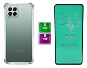 Capa Capinha Anti Impacto Para Galaxy M53+ Pelicula Ceramica
