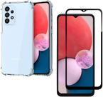 Capa Capinha Anti Impacto + Película de Vidro 3D Para Galaxy A13 Tela De 6,6 Polegadas Capa Capinha Anti Impacto + Película de Vidro 3D Para Galaxy A13 Tela De 6,6 Polegadas