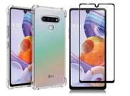 Capa Capinha Anti Impacto + Película de Vidro 3D Para LG K71 6.8 Capa Capinha Anti Impacto + Película de Vidro 3D Para LG K71 6.8