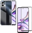 Capa Capinha Anti Impacto + Película de Vidro 3D Para Moto G13 Tela De 6,5 Polegadas Capa Capinha Anti Impacto + Película de Vidro 3D Para Moto G13 Tela De 6,5 Polegadas