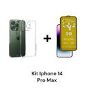 Capa Capinha Anti Impacto + Película Fosca 9D Para Iphone 14 PRO MAX Capa Capinha Anti Impacto + Película Fosca 9D Para Iphone 14 PRO MAX