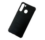 Capa Capinha Anti Impacto TPU Preta Para Celular Galaxy A21