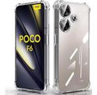 Capa Capinha Anti Impacto Transparente e Película Para Xiaomi Poco F6