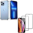 Capa Capinha Anti Impacto Transparente Para Iphone 13 PRO + Película 3D De Vidro Temperado