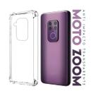 Capa Capinha Anti Impacto Transparente + Película De Ceramica Fosca Para Moto One Zoom Xt2010 6.4