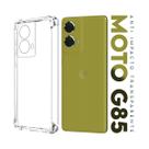 Capa Capinha Anti Impacto Transparente + Película De Hydrogel Fosca Para Moto G85 5G Xt2427 6.67