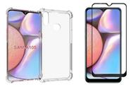 Capa Capinha Anti Impactos Samsung Galaxy A10s + Película 3d Vidro