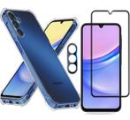 Capa Capinha Anti Queda Para Samsung Galaxy A15 + Película 3d + Película Câmera Capa Capinha Anti Queda Para Samsung Galaxy A15 + Película 3d + Película Câmera