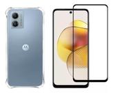 Capa Capinha Anti Queda + Película Para Moto G53