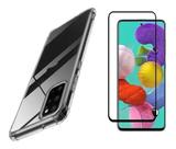 Capa Capinha Antichoque Samsung Galaxy A51 + Película de Vidro 3D