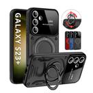 Capa Capinha Armor Anel Magnetica Safe P/ Galaxy S23 Plus - Carregamento Por Indução + Proteção De Câmera