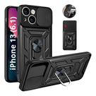 Capa Capinha Armor Militar iPhone 13 (6.1) Anti Impacto Proteção De Câmera Anel 360 Suporte e Imã