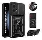 Capa Capinha Armor Militar Moto Edge 50 Fusion Anti Impacto Proteção De Câmera Anel 360 Suporte Imã
