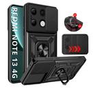 Capa Capinha Armor Militar Redmi Note 13 4g Anti Impacto Proteção Câmera Anel 360 Suporte e Imã