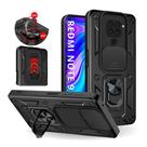 Capa Capinha Armor Militar Redmi Note 9 Normal Anti Impacto Proteção Câmera Anel 360 Suporte e Imã