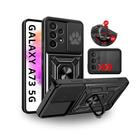 Capa Capinha Armor Ring Militar Galaxy A73 5g Anti Impacto Proteção Câmera Anel 360 Suporte e Imã