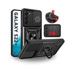 Capa Capinha Armor Ring Militar Galaxy S22 Plus Anti Impacto Proteção Câmera Anel 360 Suporte e Imã